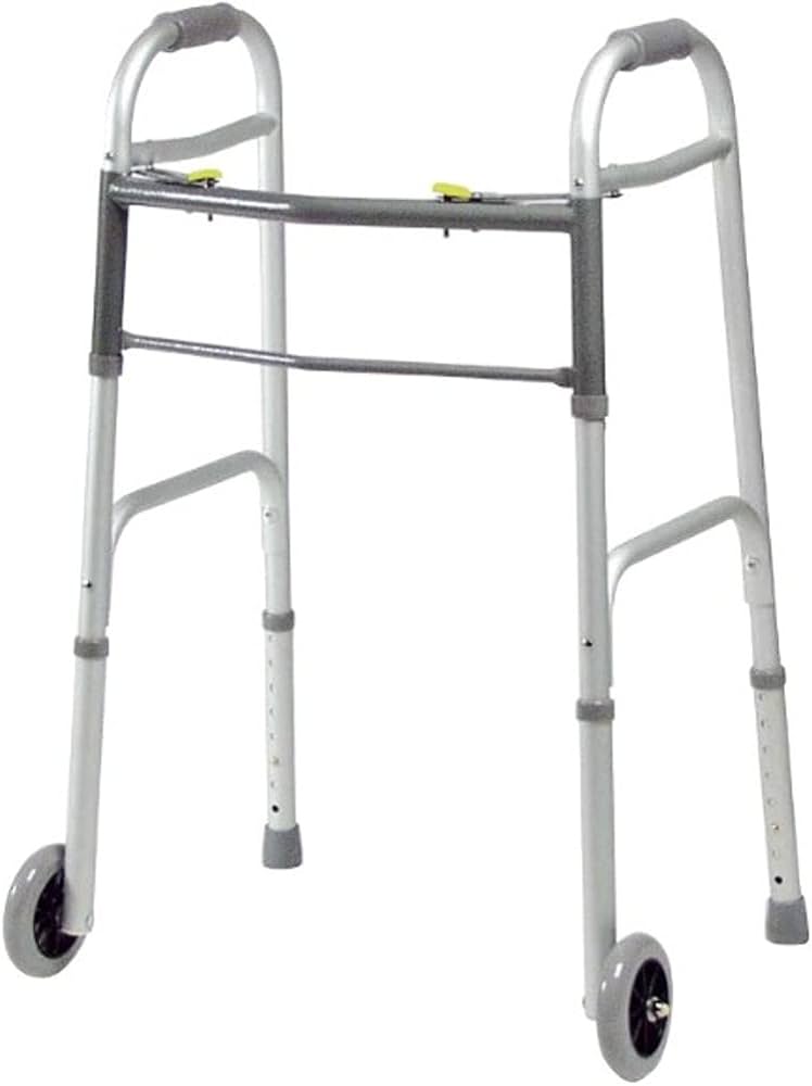 ANDADOR PLEGABLE CON DOS RUEDAS