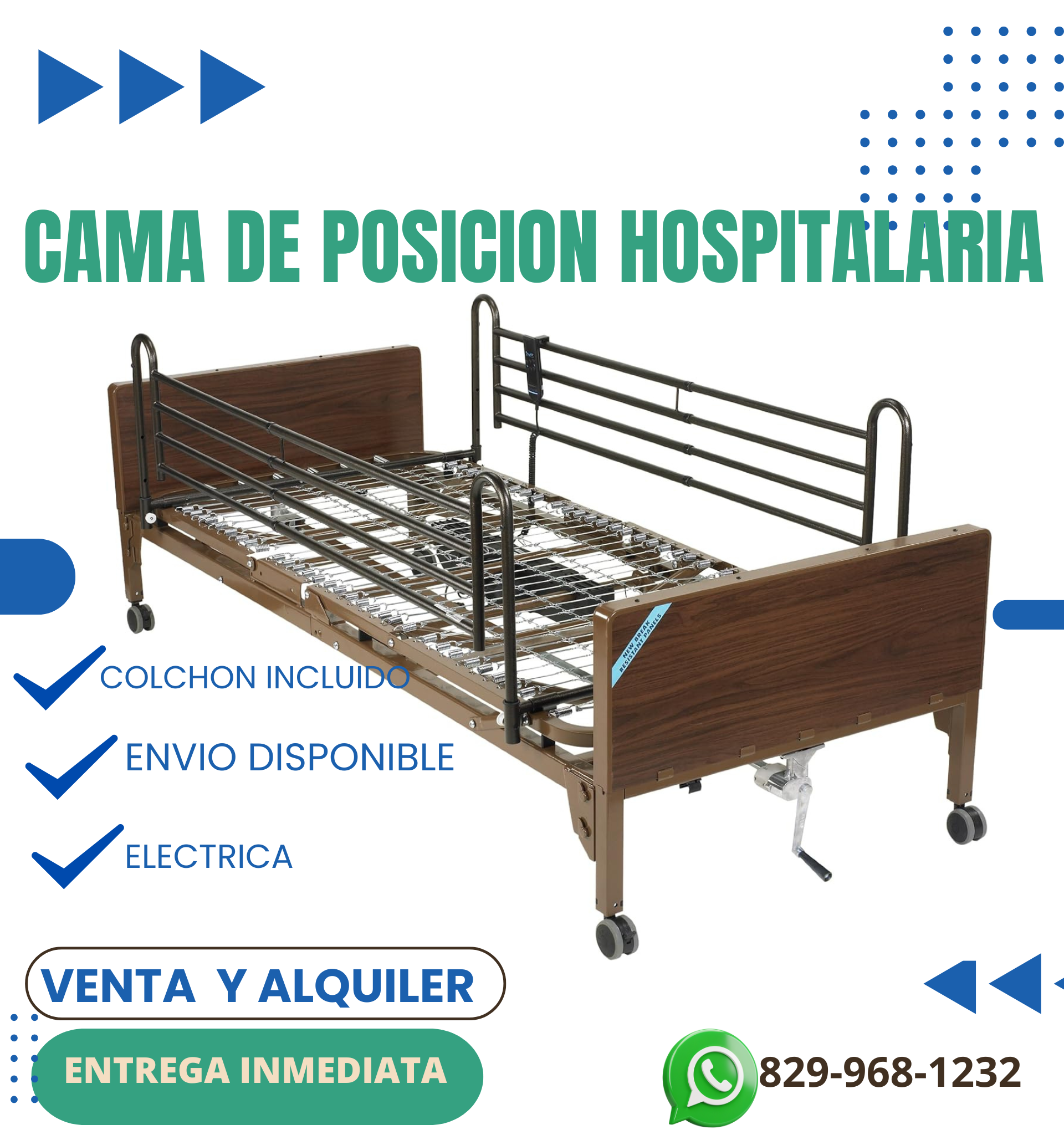 ALQUILER CAMA DE POSICION HOSPITALARIA
