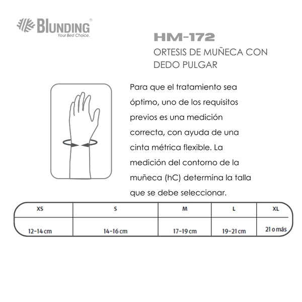 MUÑEQUERA CON SOPORTE PULGAR