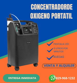 ALQUILER CONCENTRADOR DE OXIGENO PORTATIL