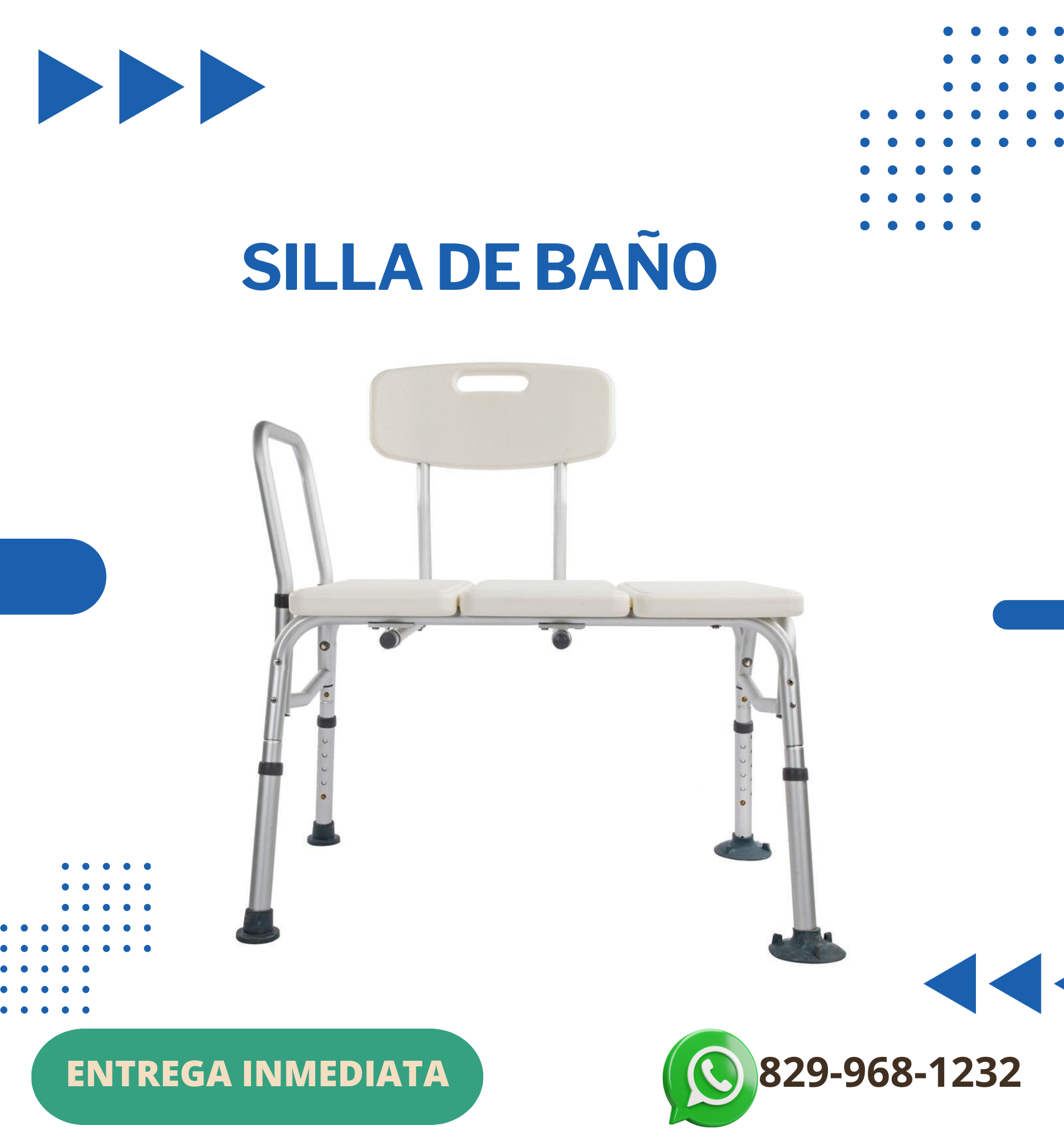 SILLA DE BAÑO Drive Medical 12011KD-1